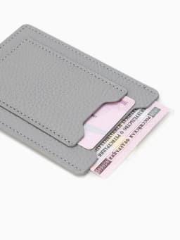 Обложка для автодокументов, серая