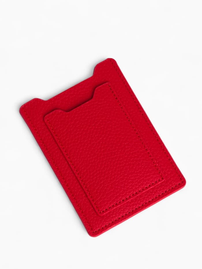 Обложка для автодокументов, красная