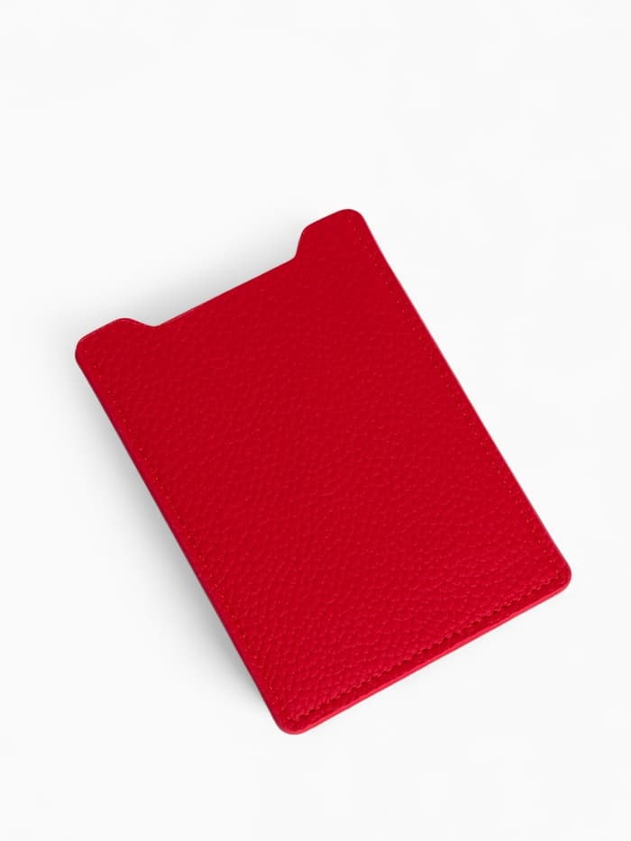 Обложка для автодокументов, красная