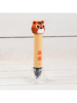 3D ручка Тигрёнок, работа с пластиком PLA, USB кабель питания, оранжевая
