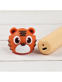 3D ручка Тигрёнок, работа с пластиком PLA, USB кабель питания, оранжевая