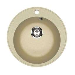 Мойка кухонная из камня Uperwood ECON UPD-405, 002, круглая, цвет 002 бежевая матовая