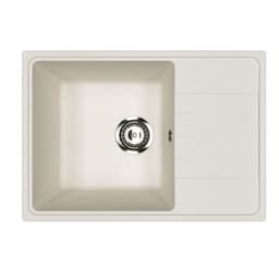 Мойка кухонная из камня Uperwood ECON UPd=506, 001, прямоугольная, цвет 001 белая матовая