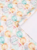 Бумага упаковочная, глянцевая «С Днем Рождения», 70×100 см, 1 лист