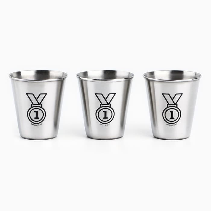 Стопки в чехле «Мастер спирта»: набор 3 шт. × 30 мл