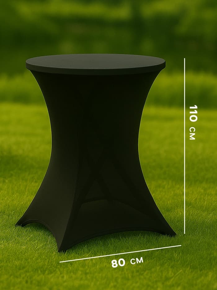 Чехол на стол, размер 80×110 см, чёрный