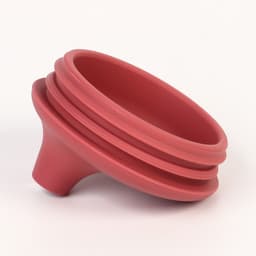 Поильник детский M&B «Try again» с трубочкой, силиконовый, от 5 мес., 200 мл., с ручками, цвет вишневый