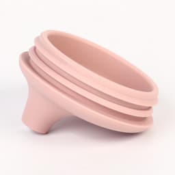 Поильник детский M&B «Try again» с трубочкой, силиконовый, от 5 мес., 200 мл., с ручками, цвет розовый