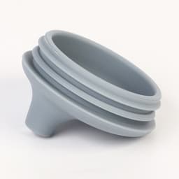 Поильник детский M&B «Try again» с трубочкой, силиконовый, от 5 мес., 200 мл., с ручками, цвет серый