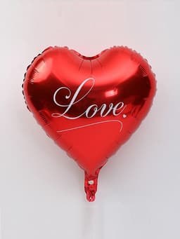 Шар воздушный фольгированный 18" «Я люблю тебя», красный