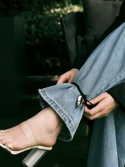 Чокер «Сердце», крупное, металлик, чёрный в серебре, 60 см