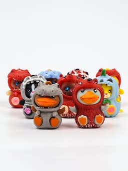 Антистресс сквиш мялка Funny toys «Зверята в костюмах», в пакете, с пастой