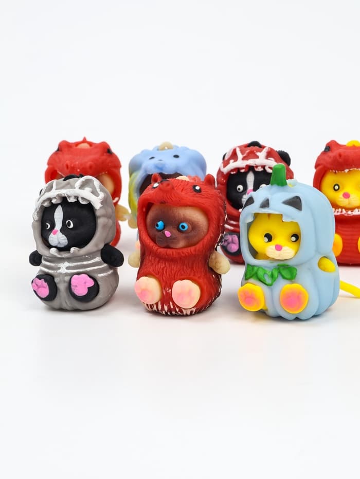 Антистресс сквиш мялка Funny toys «Зверята в костюмах», в пакете, с пастой