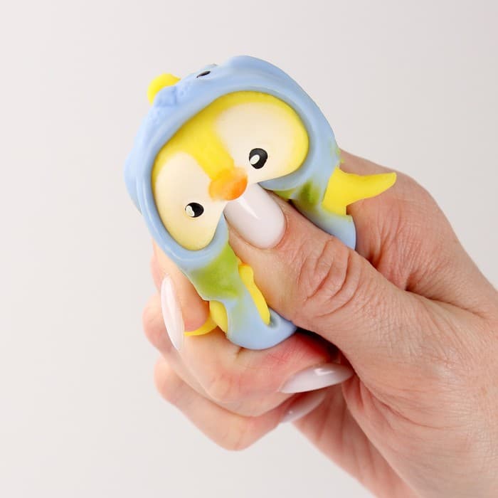 Антистресс сквиш мялка Funny toys «Зверята в костюмах», в пакете, с пастой