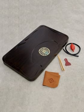 Чабань для чайной церемонии ДЖЕКИЧАЙ, 60×35×5 см, чёрное дерево