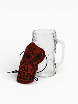 Кружка пивная стеклянная «За ВДВ», 500 мл