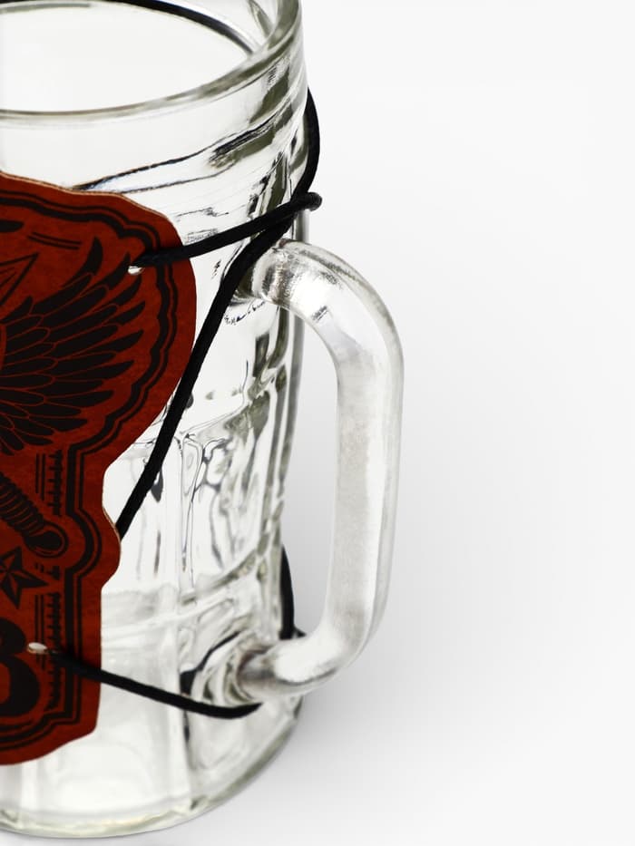 Кружка пивная стеклянная «За ВДВ», 500 мл