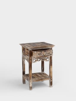 Тумба «Старый Бали», 40×40×60 см, дерево албезия, светло-коричневая