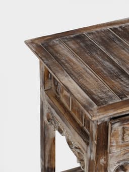 Тумба «Старый Бали», 40×40×60 см, дерево албезия, светло-коричневая