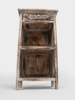 Тумба «Старый Бали», 50×30×90 см, дерево албезия, светло-коричневая