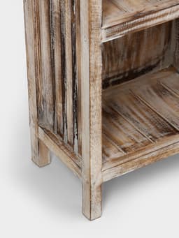 Тумба «Старый Бали», 50×30×90 см, дерево албезия, светло-коричневая