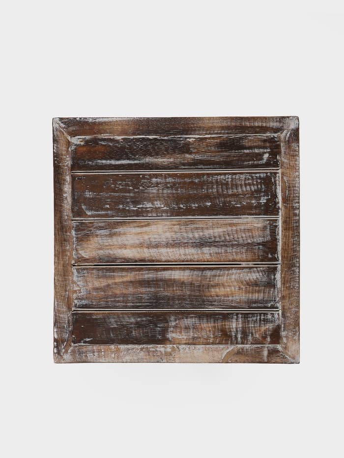 Тумба «Старый Бали», 40×40×80 см, дерево албезия, светло-коричневая