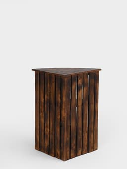 Стеллаж угловой «Бали стайл», 40×40×70 см, дерево албезия, коричневый