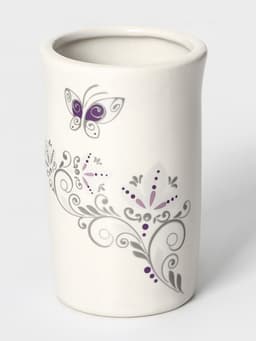 Аксессуары для ванной Доляна «Изящество», 4 предмета, дозатор 250 мл, мыльница, 2 стакана, белые