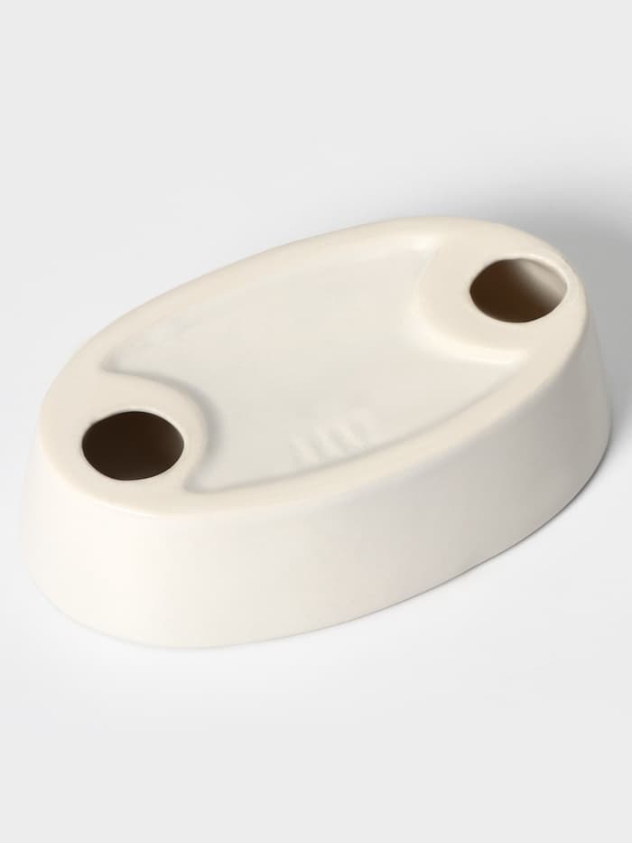 Аксессуары для ванной Доляна «Изящество», 4 предмета, дозатор 250 мл, мыльница, 2 стакана, белые