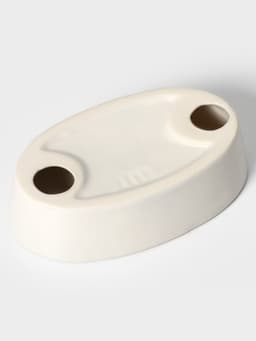 Аксессуары для ванной Доляна «Изящество», 4 предмета, дозатор 250 мл, мыльница, 2 стакана, белые