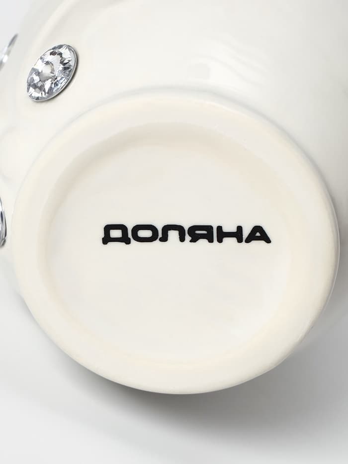 Аксессуары для ванной Доляна «Изящный барельеф», 4 предмета, дозатор 250 мл, мыльница, 2 стакана, белые