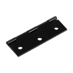 Петля накладная ТУНДРА, 60×37×0.9 мм, чёрная, 2 шт.