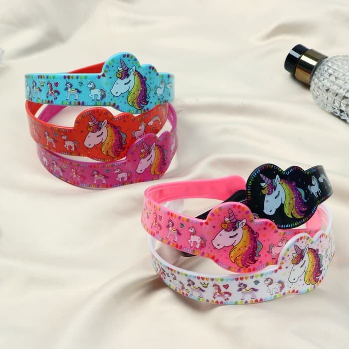 Ободок для волос «Счастливый единорог», 4.5 см, МИКС