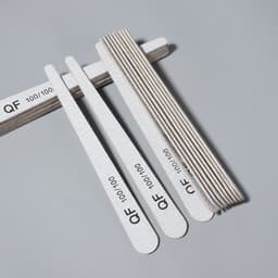 Набор пилок для ногтей, капля, набор 20 шт., деревянная основа, 100/100 грит, 18 см