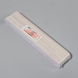 Набор пилок для ногтей, на деревянной основе, прямые, набор 20 шт., 180 грит, 18 см