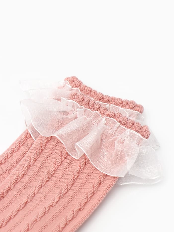 Гольфы для девочки KAFTAN, розовые, размер 16-18 (6-8 лет)