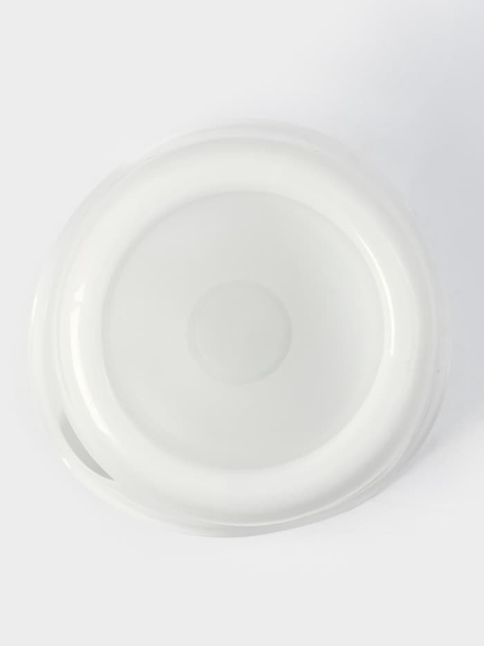 Ёршик для унитаза Spin&Clean Disco, пластик, 11.5×11.5×32.5 см, с подставкой, белый