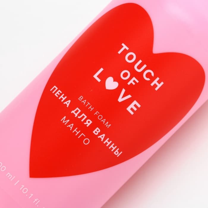 Пена для ванны Just love, 300 мл, аромат манго, Чистое счастье