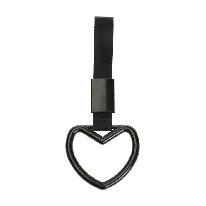 Подвеска для автомобиля, цурикава, JDM «Сердце» 9.5 см, черный