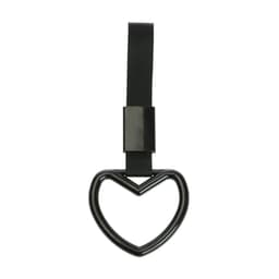 Подвеска для автомобиля, цурикава, JDM «Сердце» 9.5 см, черный