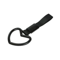 Подвеска для автомобиля, цурикава, JDM «Сердце» 9.5 см, черный