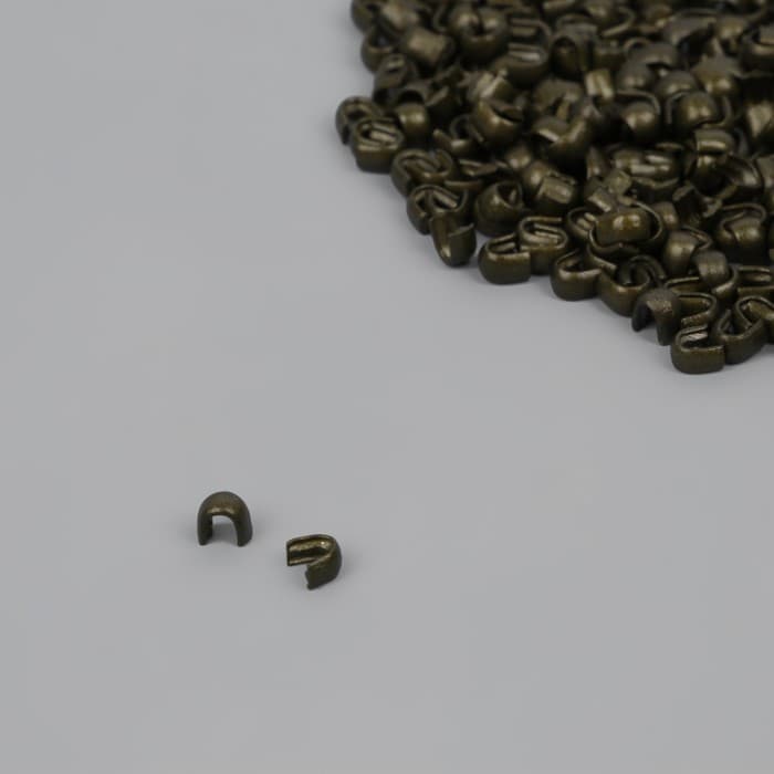 Верхний ограничитель для молнии, металлический, №3, 1000±20 шт., цвет антик