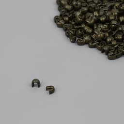 Верхний ограничитель для молнии, металлический, №3, 1000±20 шт., цвет антик