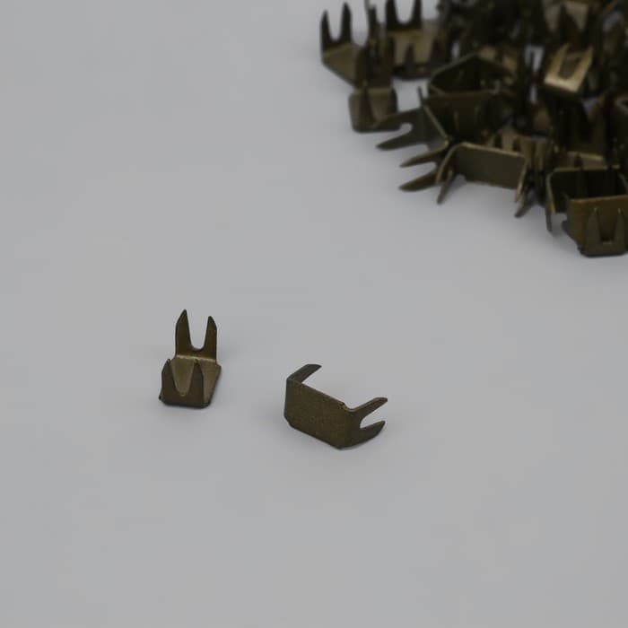 Нижний ограничитель для молнии, металлический, №5, 500±15 шт., антик