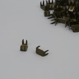 Нижний ограничитель для молнии, металлический, №5, 500±15 шт., антик