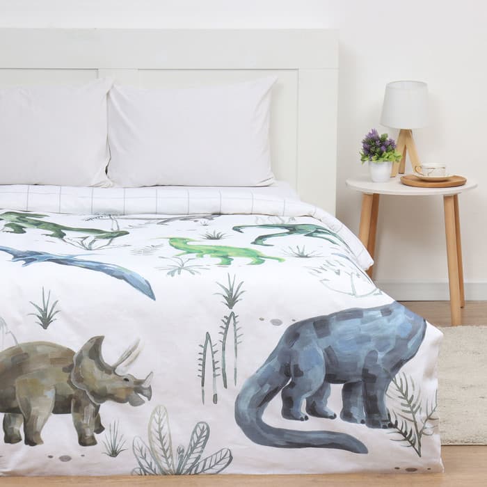 Пододеяльник 1.5-спальный «Этель» Just dino, 143×215 см, бязь