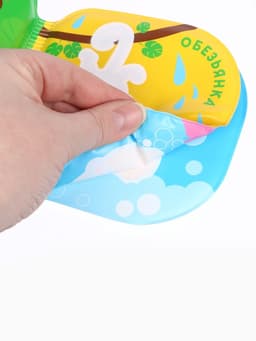 Книжка - игрушка для купания в ванной Крошка Я «Изучаем животных», водная раскраска, набор 3 шт.