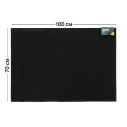 Коврик eva универсальный Grand Caratt, Соты 100×70 см, черный