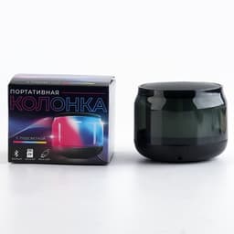 Портативная колонка, с подсветкой мод. PS-01, 8×6 см