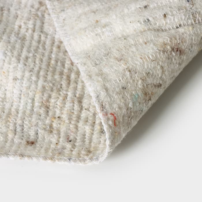 Салфетка - тряпка хозяйственная Доляна, 50×60 см, плотность 180 г/м², строчка 2.5 мм, с оверлоком, белая